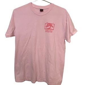 Nurtured By Nature CRUX Pink High End T-Shirt Men’s M MINTY Skate Hiking